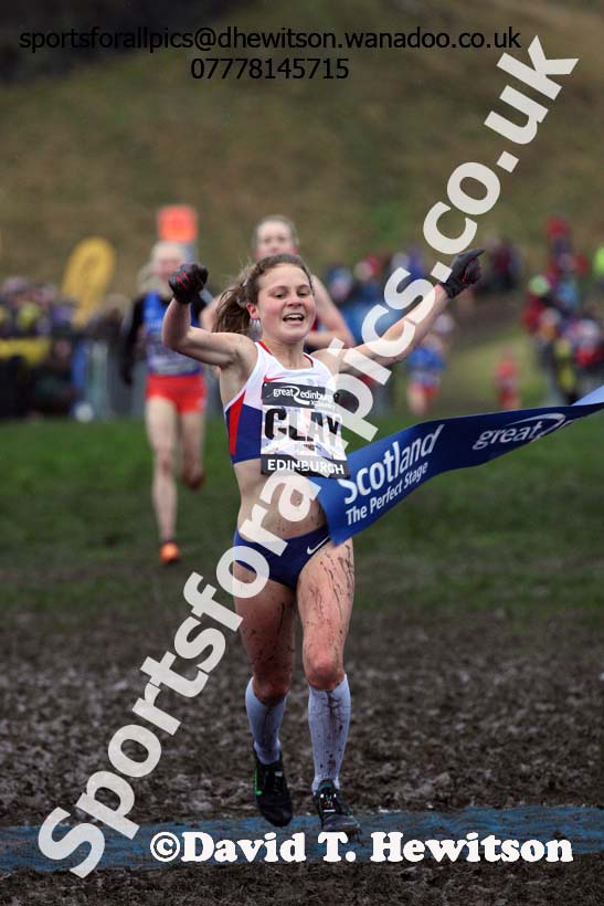 Junior womens Great Edinburgh Cross Country. Photo: David T. Hewitson/Sports for All Pics
